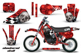 Dirt Bike Graphics Kit Decal Sticker Wrap For Honda CR60 CR 60 1984-1985 CHECKERED RED