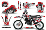 Dirt Bike Graphics Kit Decal Sticker Wrap For Honda CR60 CR 60 1984-1985 CAMOPLATE RED