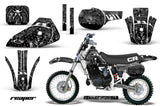 Dirt Bike Graphics Kit Decal Sticker Wrap For Honda CR60 CR 60 1984-1985 REAPER BLACK