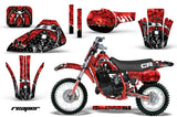 Dirt Bike Graphics Kit Decal Sticker Wrap For Honda CR60 CR 60 1984-1985 REAPER RED