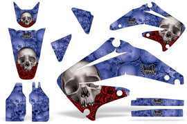 Dirt Bike Graphics Kit Decal Sticker Wrap For Honda CRF450R 2002-2004 BONES BLUE-atv motorcycle utv parts accessories gear helmets jackets gloves pantsAll Terrain Depot