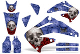 Dirt Bike Graphics Kit Decal Sticker Wrap For Honda CRF450R 2002-2004 BONES BLUE