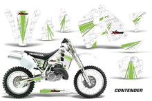 Load image into Gallery viewer, Dirt Bike Graphics Kit MX Decal Wrap For Honda CR500 CR 500 1989-2001 CONTENDER GREEN WHITE-atv motorcycle utv parts accessories gear helmets jackets gloves pantsAll Terrain Depot