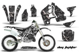 Dirt Bike Graphics Kit MX Decal Wrap For Honda CR500 CR 500 1989-2001 DOGFIGHT BLACK