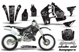 Dirt Bike Graphics Kit MX Decal Wrap For Honda CR500 CR 500 1989-2001 HISH SILVER