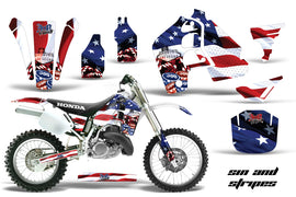 Dirt Bike Graphics Kit MX Decal Wrap For Honda CR500 CR 500 1989-2001 USA SINS-atv motorcycle utv parts accessories gear helmets jackets gloves pantsAll Terrain Depot