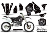Dirt Bike Graphics Kit MX Decal Wrap For Honda CR500 CR 500 1989-2001 RELOADED CHROME BLACK