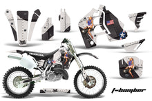 Load image into Gallery viewer, Dirt Bike Graphics Kit MX Decal Wrap For Honda CR500 CR 500 1989-2001 TBOMBER BLACK-atv motorcycle utv parts accessories gear helmets jackets gloves pantsAll Terrain Depot