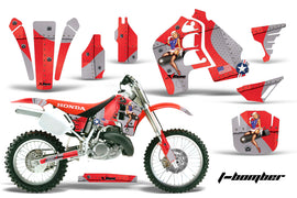 Dirt Bike Graphics Kit MX Decal Wrap For Honda CR500 CR 500 1989-2001 TBOMBER RED-atv motorcycle utv parts accessories gear helmets jackets gloves pantsAll Terrain Depot