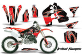 Dirt Bike Graphics Kit MX Decal Wrap For Honda CR500 CR 500 1989-2001 TRIBAL RED BLACK