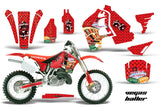 Dirt Bike Graphics Kit MX Decal Wrap For Honda CR500 CR 500 1989-2001 VEGAS RED