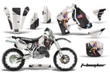 Graphics Kit MX Decal Wrap + # Plates For Honda CR500 CR 500 1989-2001 TBOMBER BLACK