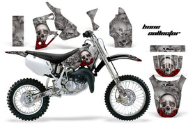 Dirt Bike Graphics Kit MX Decal Wrap For Honda CR80 CR 80 1996-2002 BONES SILVER-atv motorcycle utv parts accessories gear helmets jackets gloves pantsAll Terrain Depot