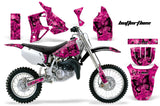 Dirt Bike Graphics Kit MX Decal Wrap For Honda CR80 CR 80 1996-2002 BUTTERFLIES BLACK PINK