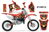 Dirt Bike Graphics Kit MX Decal Wrap For Honda CR80 CR 80 1996-2002 FIRESTORM RED