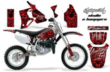 Dirt Bike Graphics Kit MX Decal Wrap For Honda CR80 CR 80 1996-2002 HISH RED