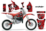 Dirt Bike Graphics Kit MX Decal Wrap For Honda CR80 CR 80 1996-2002 NORTHSTAR RED