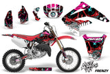 Dirt Bike Graphics Kit MX Decal Wrap For Honda CR85 CR 85 2003-2007 FRENZY RED
