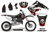 Dirt Bike Graphics Kit MX Decal Wrap For Honda CR85 CR 85 2003-2007 BONES BLACK