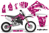 Dirt Bike Graphics Kit MX Decal Wrap For Honda CR85 CR 85 2003-2007 BUTTERFLIES WHITE PINK
