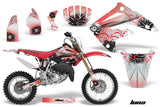 Dirt Bike Graphics Kit MX Decal Wrap For Honda CR85 CR 85 2003-2007 LUNA RED