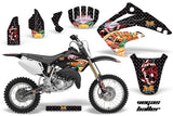 Dirt Bike Graphics Kit MX Decal Wrap For Honda CR85 CR 85 2003-2007 VEGAS BLACK