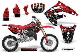 Graphics Kit MX Decal Wrap + # Plates For Honda CR85 CR 85 2003-2007 REAPER RED-atv motorcycle utv parts accessories gear helmets jackets gloves pantsAll Terrain Depot