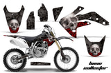 Dirt Bike Graphics Kit Decal Sticker Wrap For Honda CRF150R 2007-2016 BONES BLACK