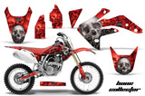 Dirt Bike Graphics Kit Decal Sticker Wrap For Honda CRF150R 2007-2016 BONES RED