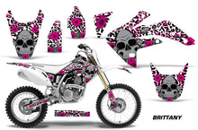 Load image into Gallery viewer, Dirt Bike Graphics Kit Decal Sticker Wrap For Honda CRF150R 2007-2016 BRITTANY PINK WHITE-atv motorcycle utv parts accessories gear helmets jackets gloves pantsAll Terrain Depot
