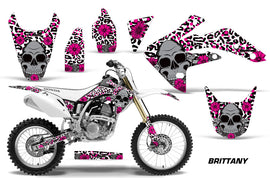 Dirt Bike Graphics Kit Decal Sticker Wrap For Honda CRF150R 2007-2016 BRITTANY PINK WHITE-atv motorcycle utv parts accessories gear helmets jackets gloves pantsAll Terrain Depot