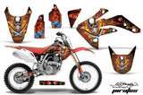 Dirt Bike Graphics Kit Decal Sticker Wrap For Honda CRF150R 2007-2016 EDHP RED