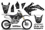Dirt Bike Graphics Kit Decal Sticker Wrap For Honda CRF150R 2007-2016 HISH SILVER
