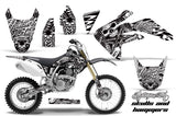 Dirt Bike Graphics Kit Decal Sticker Wrap For Honda CRF150R 2007-2016 HISH WHITE
