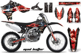 Dirt Bike Graphics Kit Decal Sticker Wrap For Yamaha YZ450F 2010-2013 HATTER RED BLACK