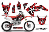 Dirt Bike Graphics Kit Decal Sticker Wrap For Honda CRF150R 2007-2016 NORTHSTAR RED