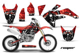 Dirt Bike Graphics Kit Decal Sticker Wrap For Honda CRF150R 2007-2016 REAPER RED