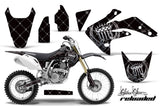 Dirt Bike Graphics Kit Decal Sticker Wrap For Honda CRF150R 2007-2016 RELOADED CHROME BLACK