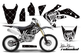 Dirt Bike Graphics Kit Decal Sticker Wrap For Honda CRF150R 2007-2016 RELOADED WHITE BLACK-atv motorcycle utv parts accessories gear helmets jackets gloves pantsAll Terrain Depot
