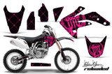Dirt Bike Graphics Kit Decal Sticker Wrap For Honda CRF150R 2007-2016 RELOADED PINK BLACK