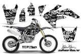 Dirt Bike Graphics Kit Decal Sticker Wrap For Honda CRF150R 2007-2016 SSSH WHITE BLACK
