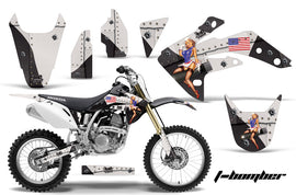 Dirt Bike Graphics Kit Decal Sticker Wrap For Honda CRF150R 2007-2016 TBOMBER BLACK-atv motorcycle utv parts accessories gear helmets jackets gloves pantsAll Terrain Depot