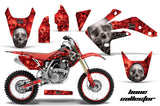 Graphics Kit Decal Sticker Wrap + # Plates For Honda CRF150R 2007-2016 BONES RED
