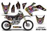 Graphics Kit Decal Sticker Wrap + # Plates For Honda CRF150R 2007-2016 EDHLK BLACK