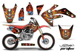 Graphics Kit Decal Sticker Wrap + # Plates For Honda CRF150R 2007-2016 EDHP RED