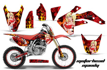 Load image into Gallery viewer, Graphics Kit Decal Sticker Wrap + # Plates For Honda CRF150R 2007-2016 MOTO MANDY RED-atv motorcycle utv parts accessories gear helmets jackets gloves pantsAll Terrain Depot
