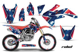 Graphics Kit Decal Sticker Wrap + # Plates For Honda CRF150R 2007-2016 REBEL