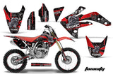 Graphics Kit Decal Sticker Wrap + # Plates For Honda CRF150R 2007-2016 TOXIC RED BLACK