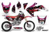 Graphics Kit Decal Sticker Wrap + # Plates For Honda CRF150R 2007-2016 FRENZY RED