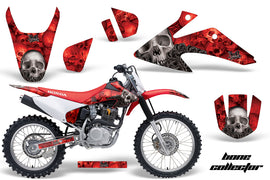Dirt Bike Graphics Kit Decal Wrap For Honda CRF150 CRF230F 2008-2014 BONES RED-atv motorcycle utv parts accessories gear helmets jackets gloves pantsAll Terrain Depot